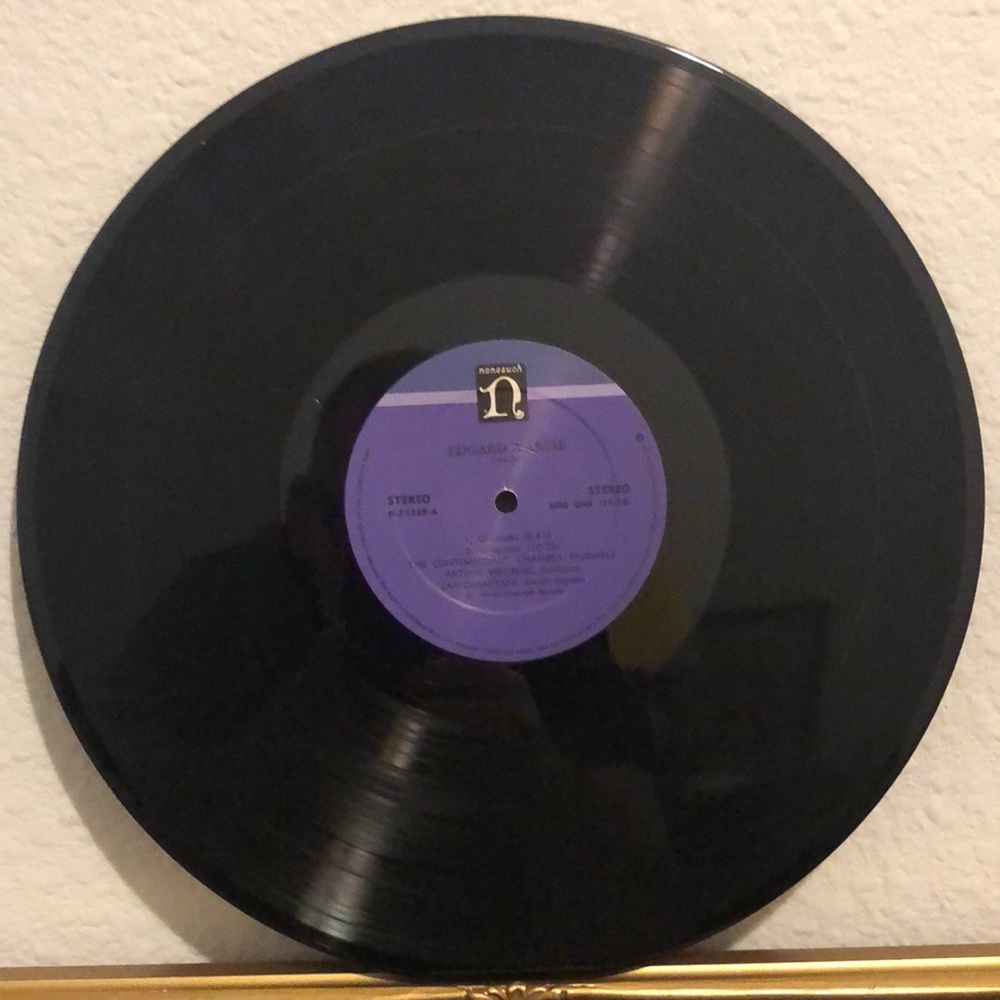 Edgar Varese Contemporary Chamber Ensemble Vinyl Lp